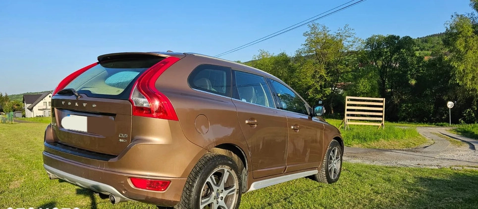 Volvo XC 60 cena 52000 przebieg: 255575, rok produkcji 2011 z Myślenice małe 121